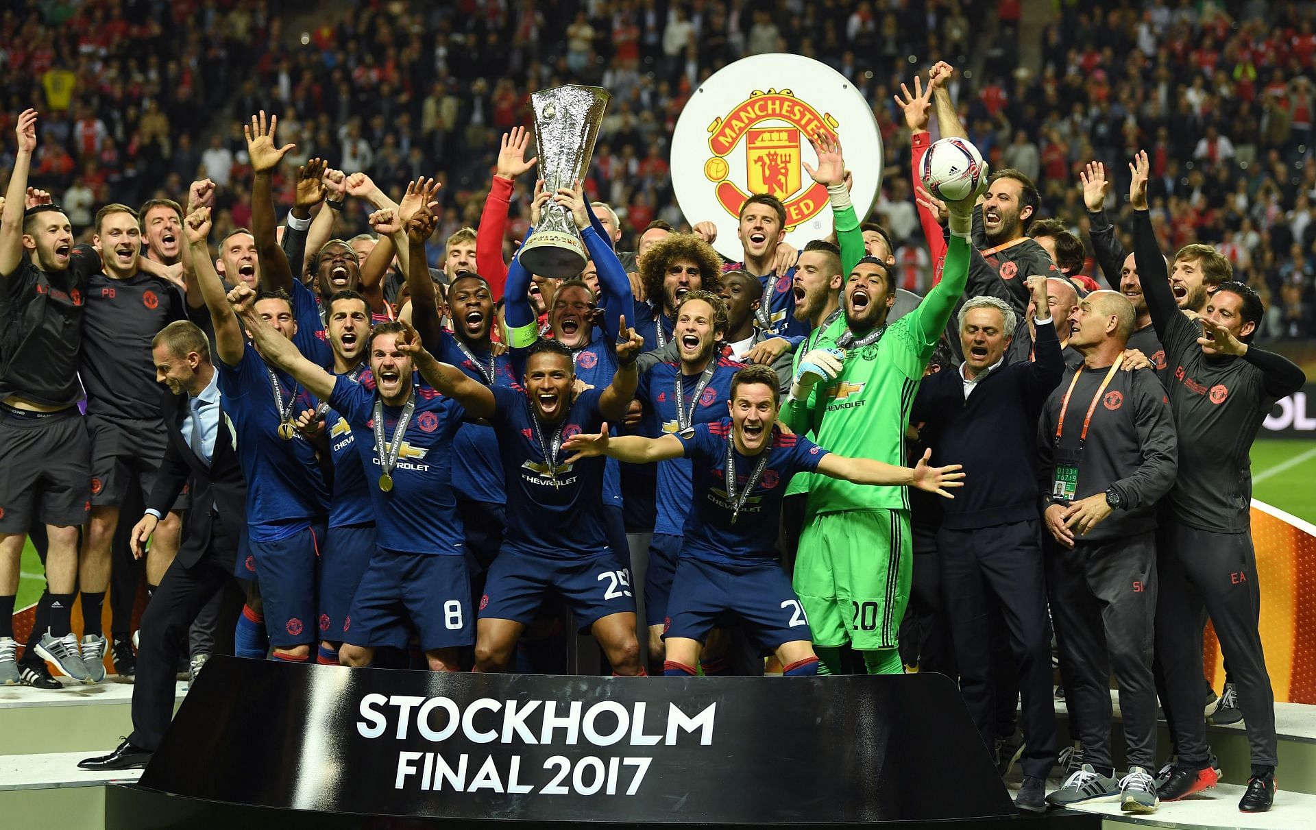 The Red Devils' 2017 UEFA Europa League success is the club's last trophy